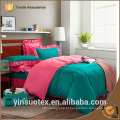 Luxo cores brilhantes 100% poliéster impresso edredão atacado conjuntos de cama